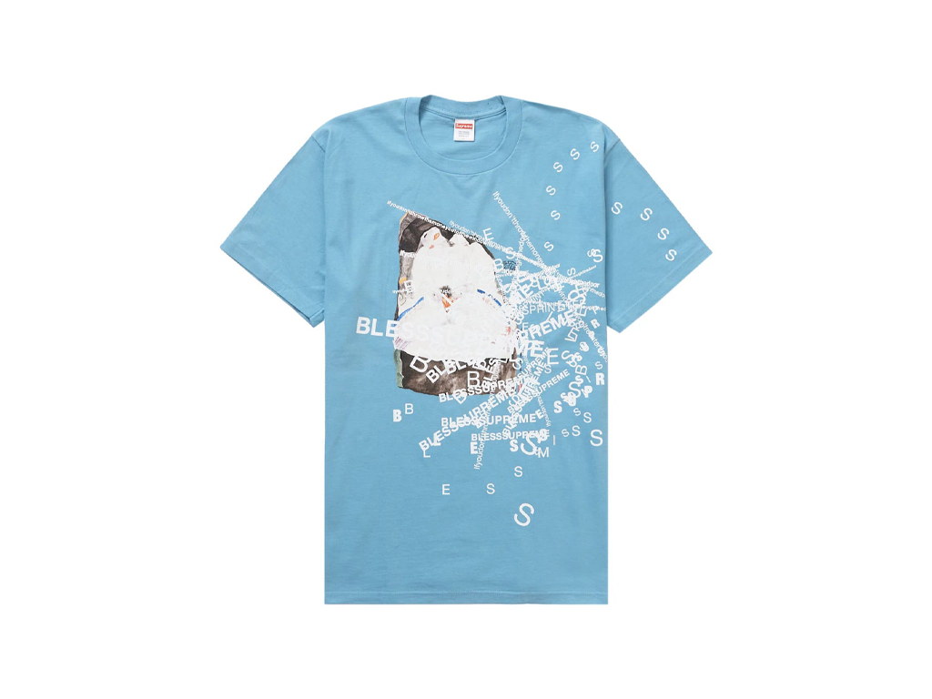 Supreme Bless Observed In A Dream Tee Light Slate-Supreme-pikastore.cz