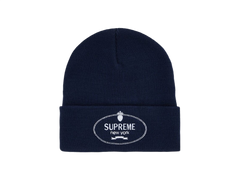 Supreme Crest Beanie Navy