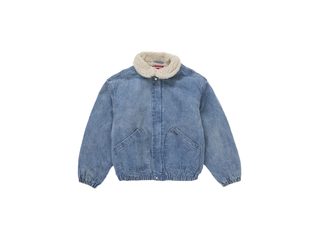 Supreme Faux Shearling Lined Bomber Jacket-Supreme-pikastore.cz