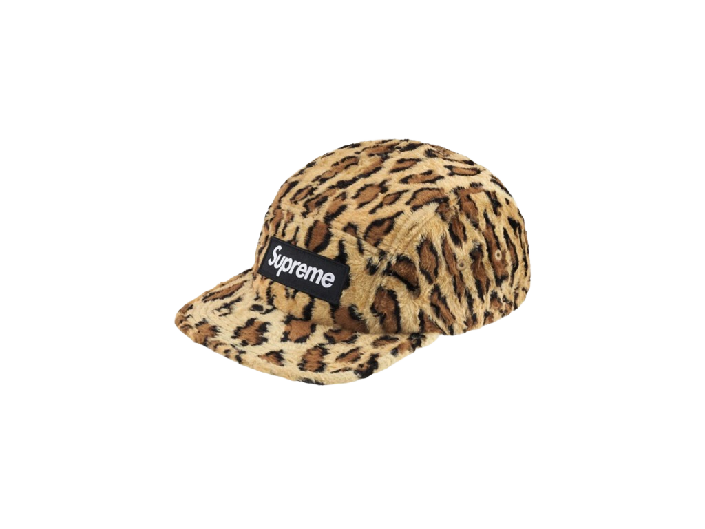 Supreme GOODENOUGH Crushed Rayon Camp Cap Leopard-Supreme-pikastore.cz