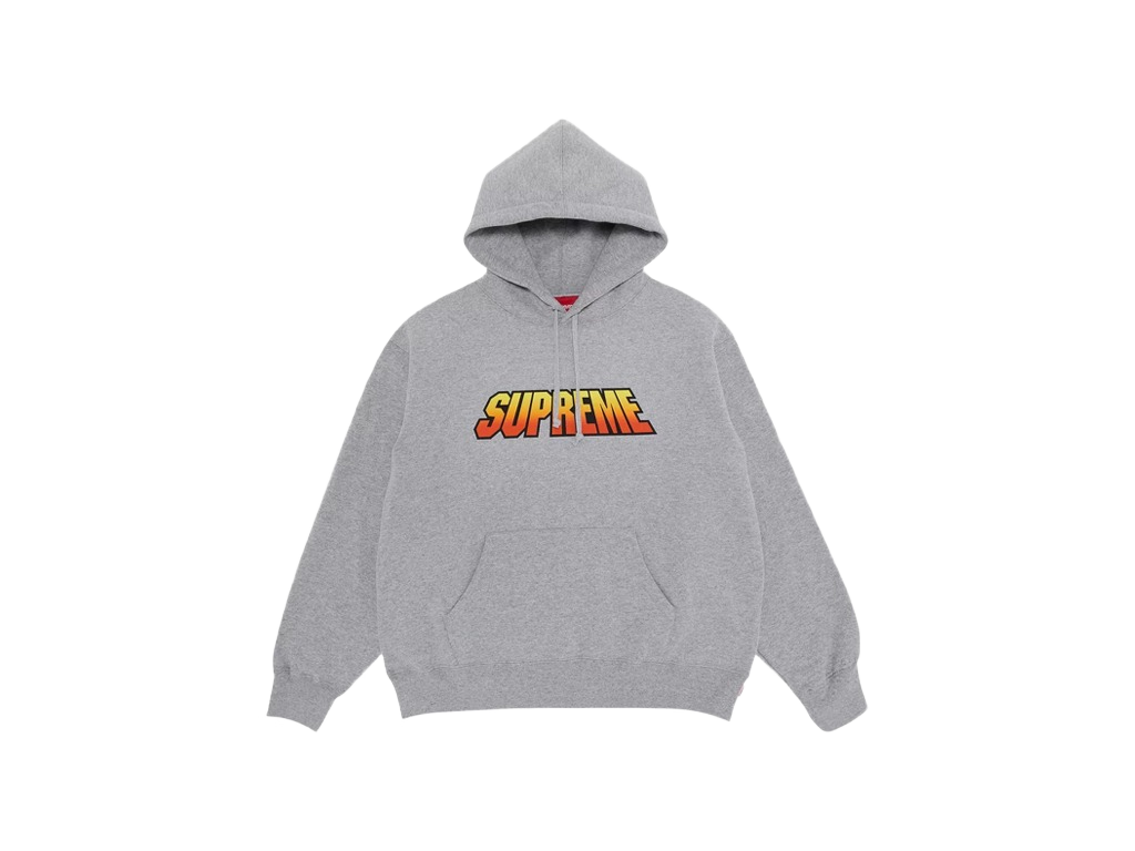 Supreme Gradient Hooded Sweatshirt Heather Grey-Supreme-pikastore.cz