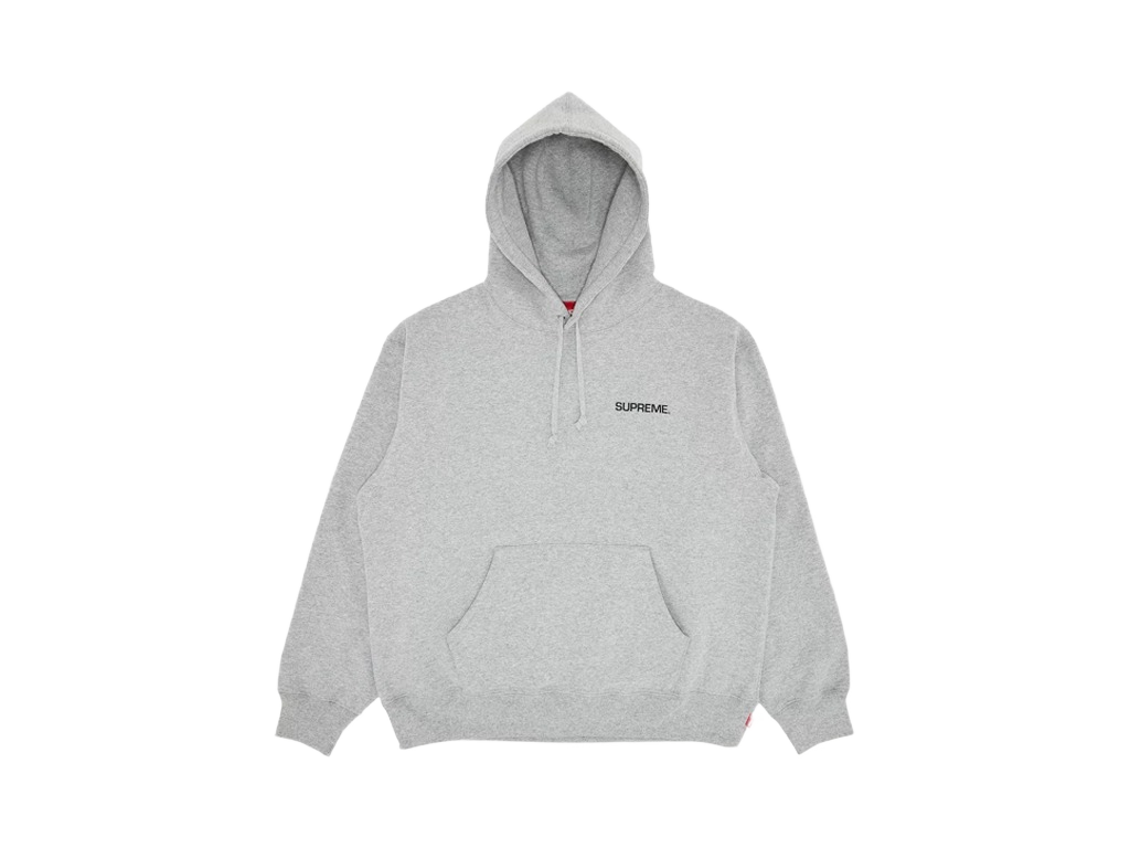 Supreme Immortal Hooded Sweatshirt Heather Grey-Supreme-pikastore.cz