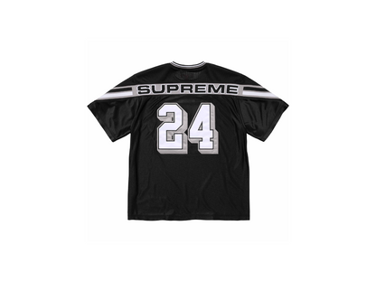 Supreme Jacquard Rib Football Jersey Black