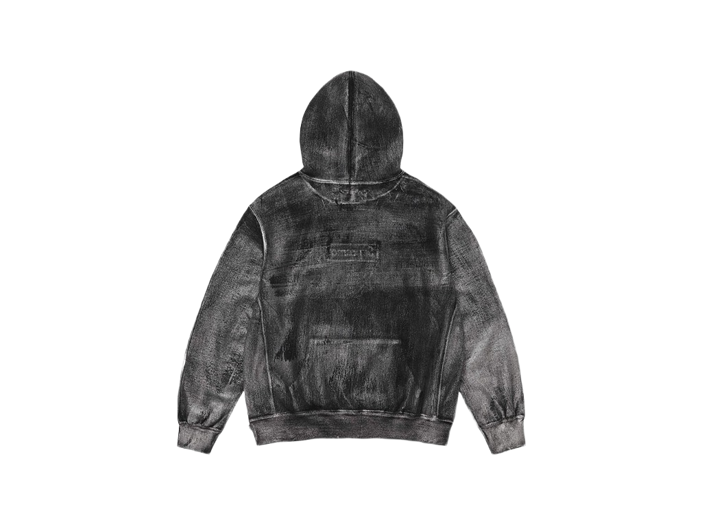 Supreme MM6 Maison Margiela Foil Box Logo Hooded Sweatshirt Black-Supreme-pikastore.cz
