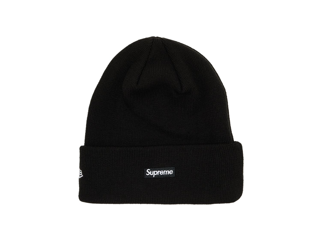 Supreme New Era S Logo Beanie (FW24) Black-Supreme-pikastore.cz