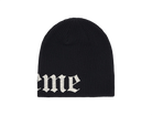 Supreme Old English Printed Beanie Black-Supreme-pikastore.cz