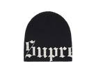 Supreme Old English Printed Beanie Black-Supreme-pikastore.cz