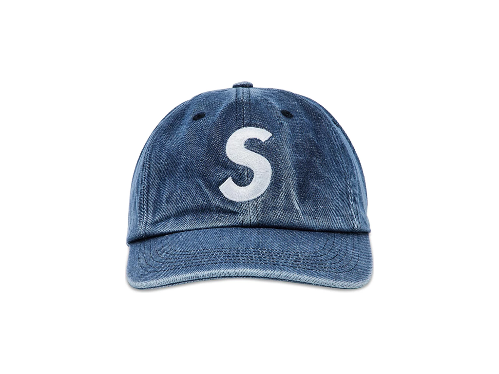 Supreme Pigment S Logo 6-Panel Denim