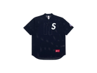 Supreme S Logo Baseball Henley Navy-Supreme-pikastore.cz