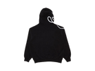 Supreme Shoulder Script Hooded Sweatshirt Black-Supreme-pikastore.cz