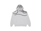 Supreme Shoulder Script Hooded Sweatshirt Heather Grey-Supreme-pikastore.cz