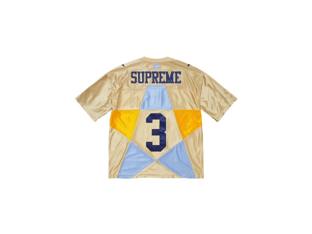 Supreme Star Football Jersey Gold-Supreme-pikastore.cz