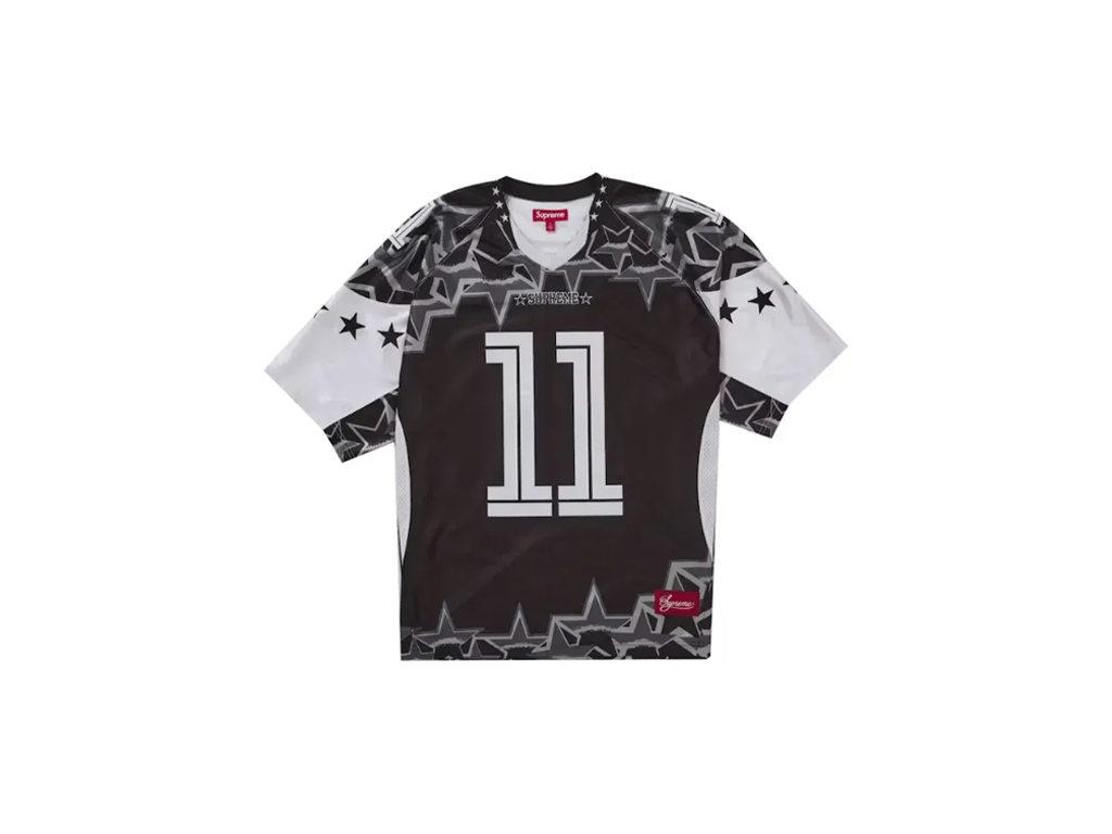 Supreme Stars Football Jersey Black-Supreme-pikastore.cz