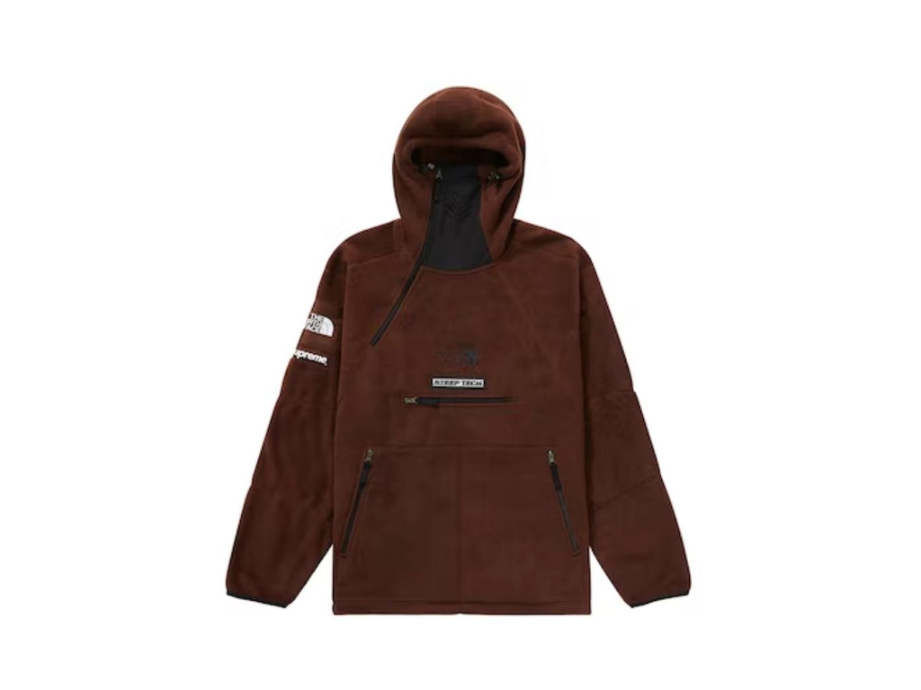 Supreme The North Face Steep Tech Fleece Pullover Brown-Supreme-pikastore.cz