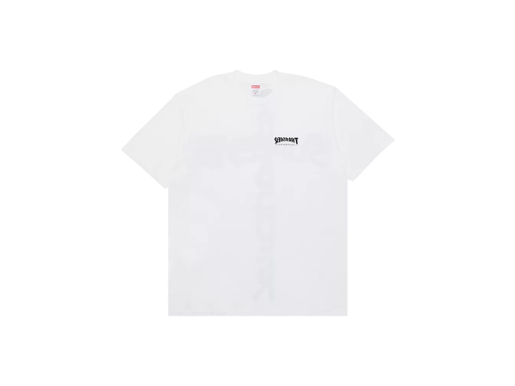 Supreme Thrasher Cross Tee White