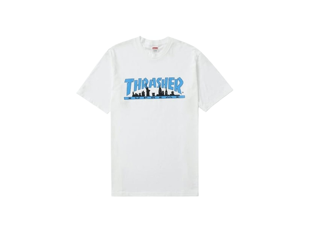 Supreme Thrasher Skyline Tee White-Supreme-pikastore.cz