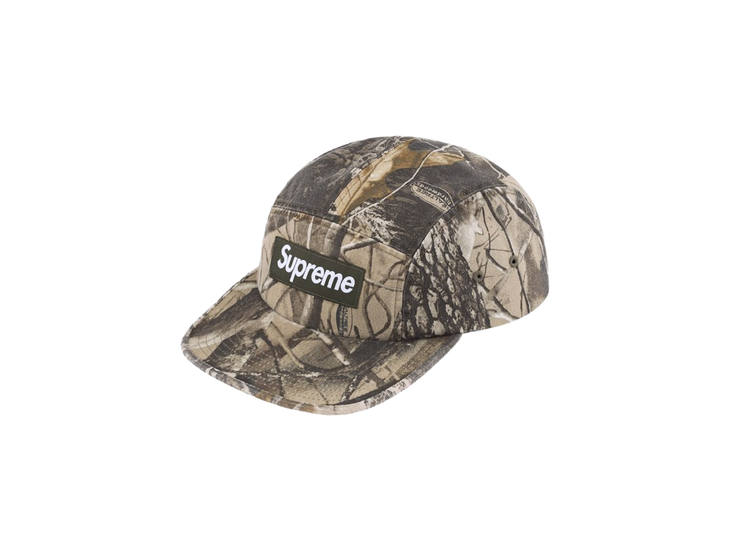 Supreme Washed Chino Twill Camp Cap (SS25) Realtree Hardwoods Camo-Supreme-pikastore.cz