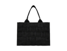 Supreme Woven Large Tote Bag S23 Black-Supreme-pikastore.cz