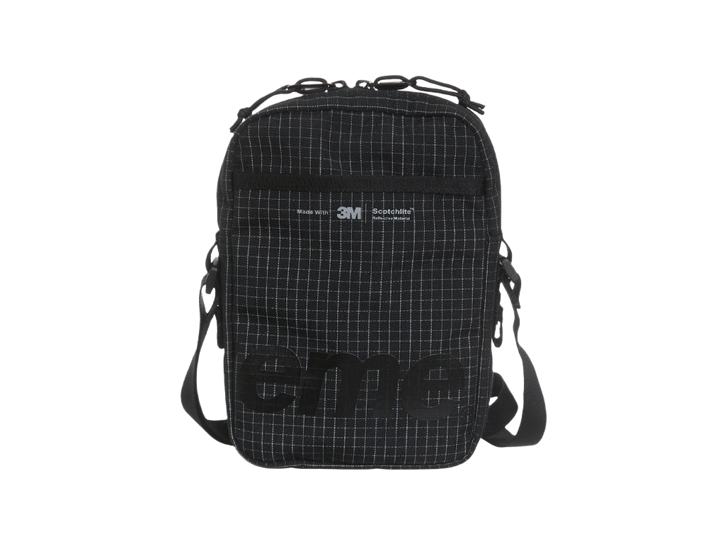 Supreme Woven Shoulder Bag S24 Black-Supreme-pikastore.cz