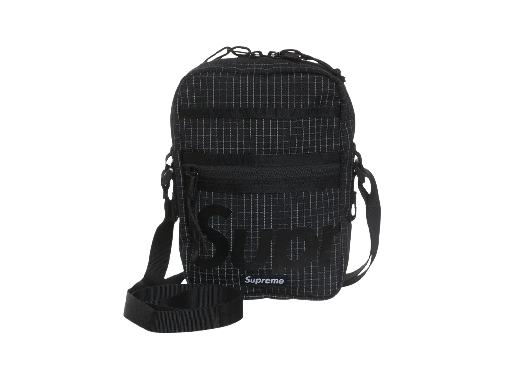 Supreme Woven Shoulder Bag S24 Black-Supreme-pikastore.cz
