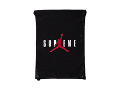 Supreme x Jordan Drawstring Bag Black