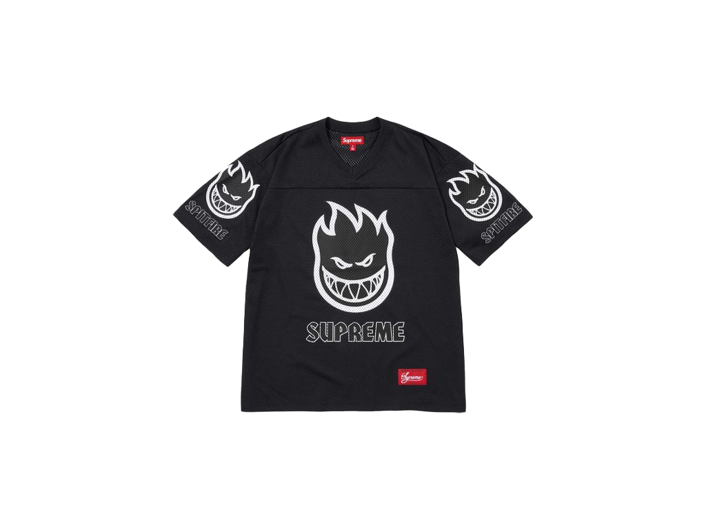 Supreme x Spitfire Jersey Black-Supreme-pikastore.cz