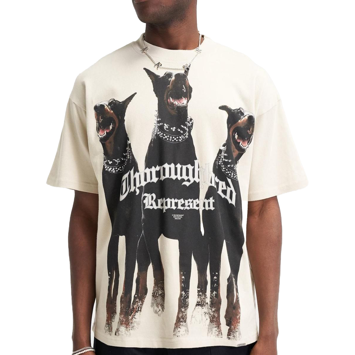 Represent Thoroughbred T-Shirt Vintage White-Represent-pikastore.cz