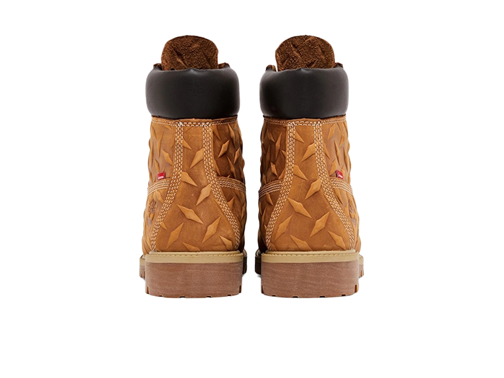 Timberland 6" Premium Waterproof Boot Supreme Diamond Plate Wheat
