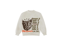 Travis Scott D.L.T.F.R.T Crewneck Natural