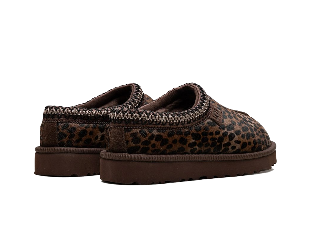 UGG Wmns Tasman Caspian Slipper Burnt Cedar Cheetah-UGG-pikastore.cz