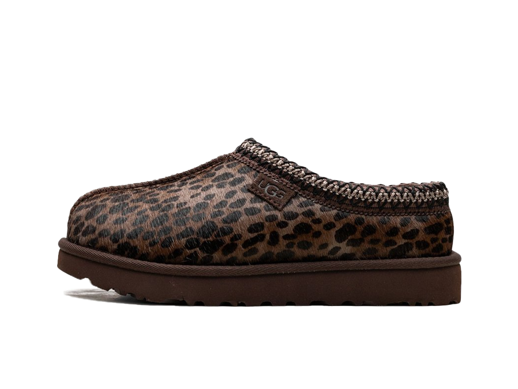 UGG Wmns Tasman Caspian Slipper Burnt Cedar Cheetah-UGG-pikastore.cz