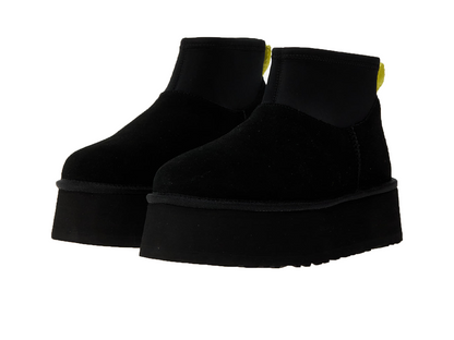 UGG Classic Mini Dipper Boot Black Yellow