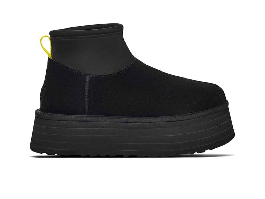 UGG Classic Mini Dipper Boot Black Yellow