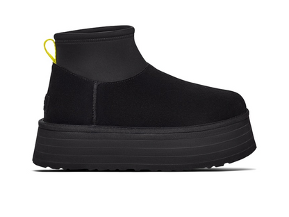 UGG Classic Mini Dipper Boot Black Yellow