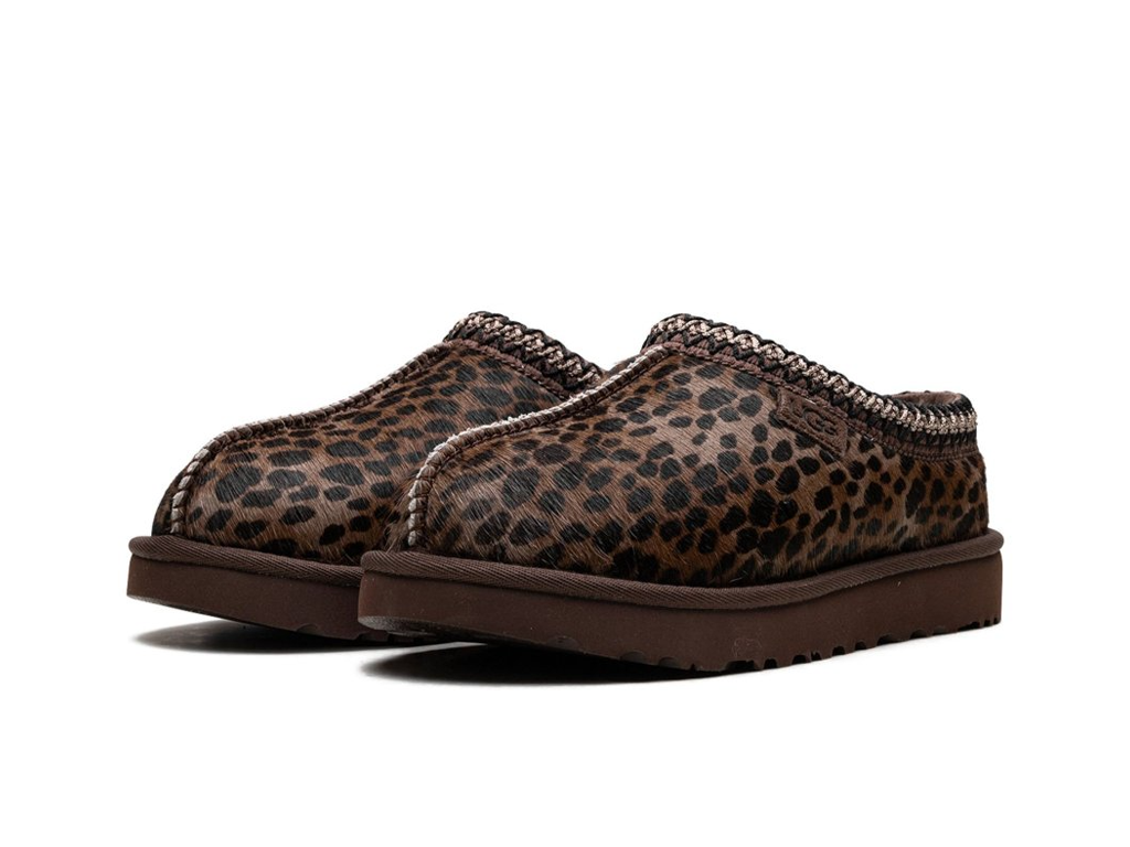 UGG Wmns Tasman Caspian Slipper Burnt Cedar Cheetah-UGG-pikastore.cz