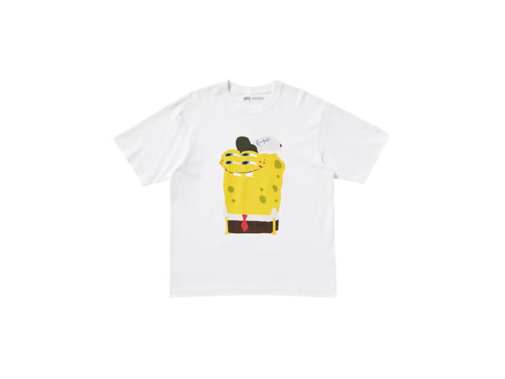 Uniqlo x CPFM Spongebob Squarepants UT Graphic T-Shirt White-CPFM-pikastore.cz