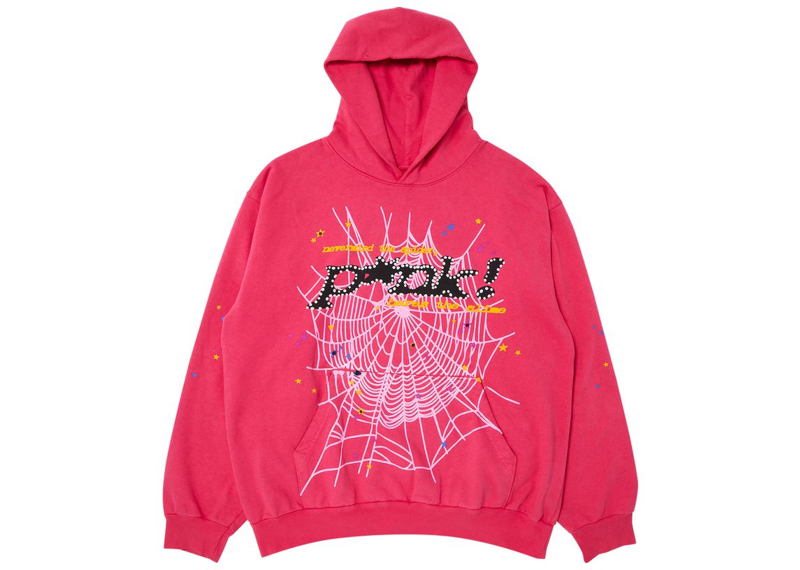 Sp5der P*nk Hoodie Pink-Sp5der-pikastore.cz