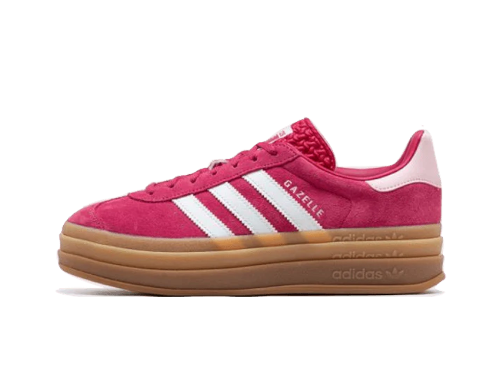 Adidas Gazelle Bold Collegiate Red Lucid Pink (Women's)-sneakers-Adidas-pikastore.cz