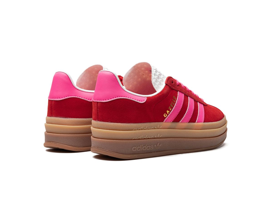 Adidas Gazelle Bold Collegiate Red Lucid Pink (Women's)-sneakers-Adidas-pikastore.cz