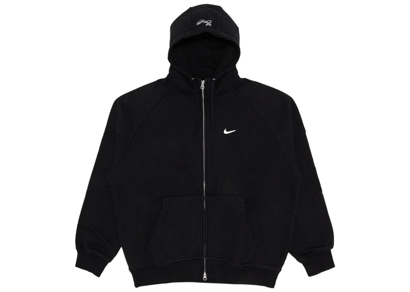 Supreme x Nike Zip Up Hooded Sweatshirt Black-Supreme-pikastore.cz
