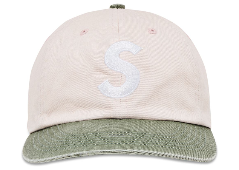 Supreme Pigment Coated 2-Tone S Logo 6-Panel Pink-Supreme-pikastore.cz