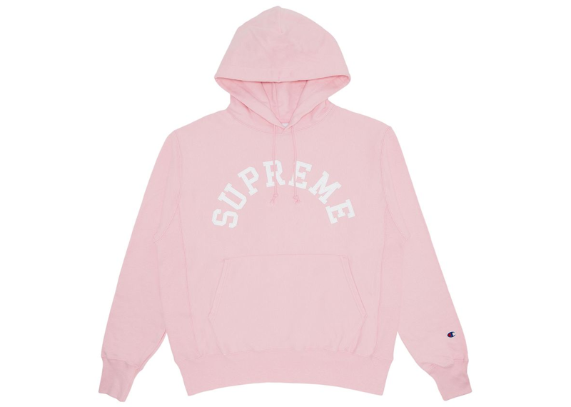 Supreme Champion Hooded Sweatshirt (SS25) Pink-Supreme-pikastore.cz