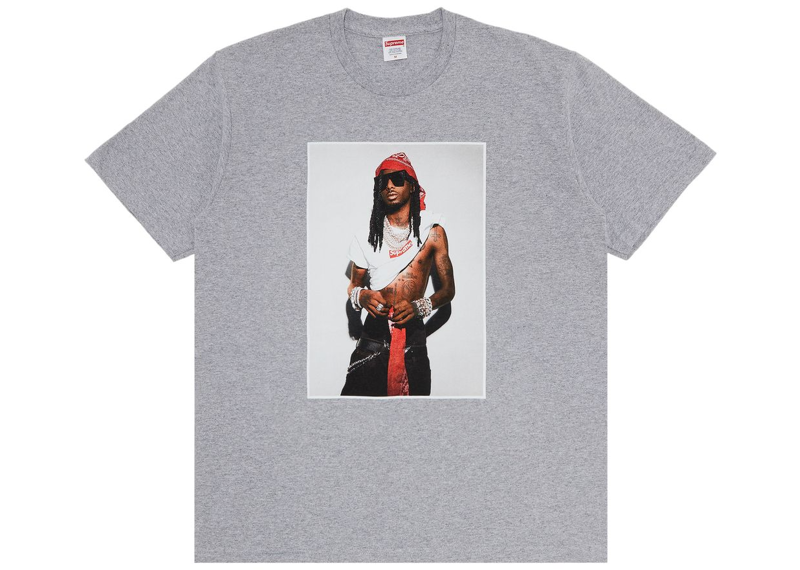 Supreme Playboi Carti Tee Heather Grey-Supreme-pikastore.cz