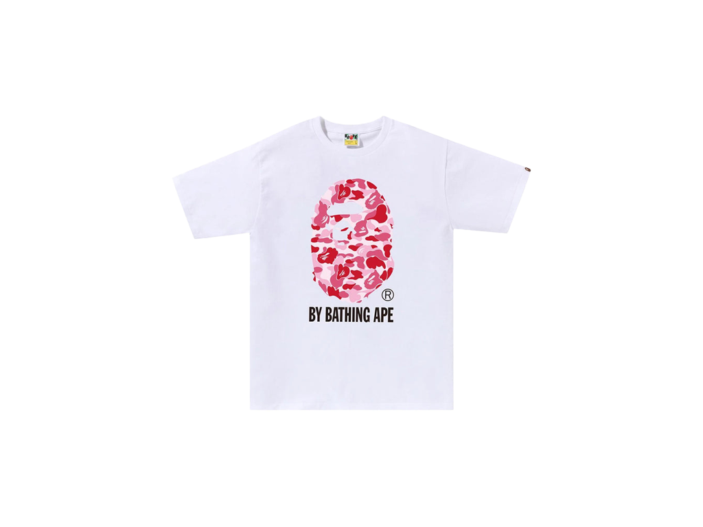 BAPE ABC By Bathing Tee White/Pink-Bape-pikastore.cz