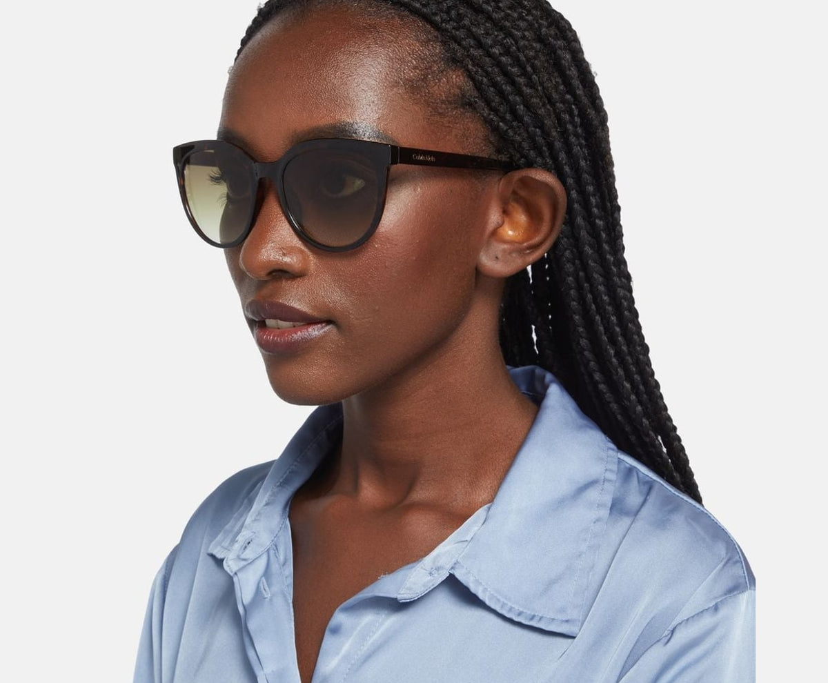 Calvin Klein Sunglasses Dark Brown – Brille – Foto 4 von 4