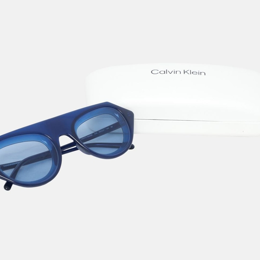 Calvin Klein Sunglasses Navy – kiegészítők – fotó 3/4
