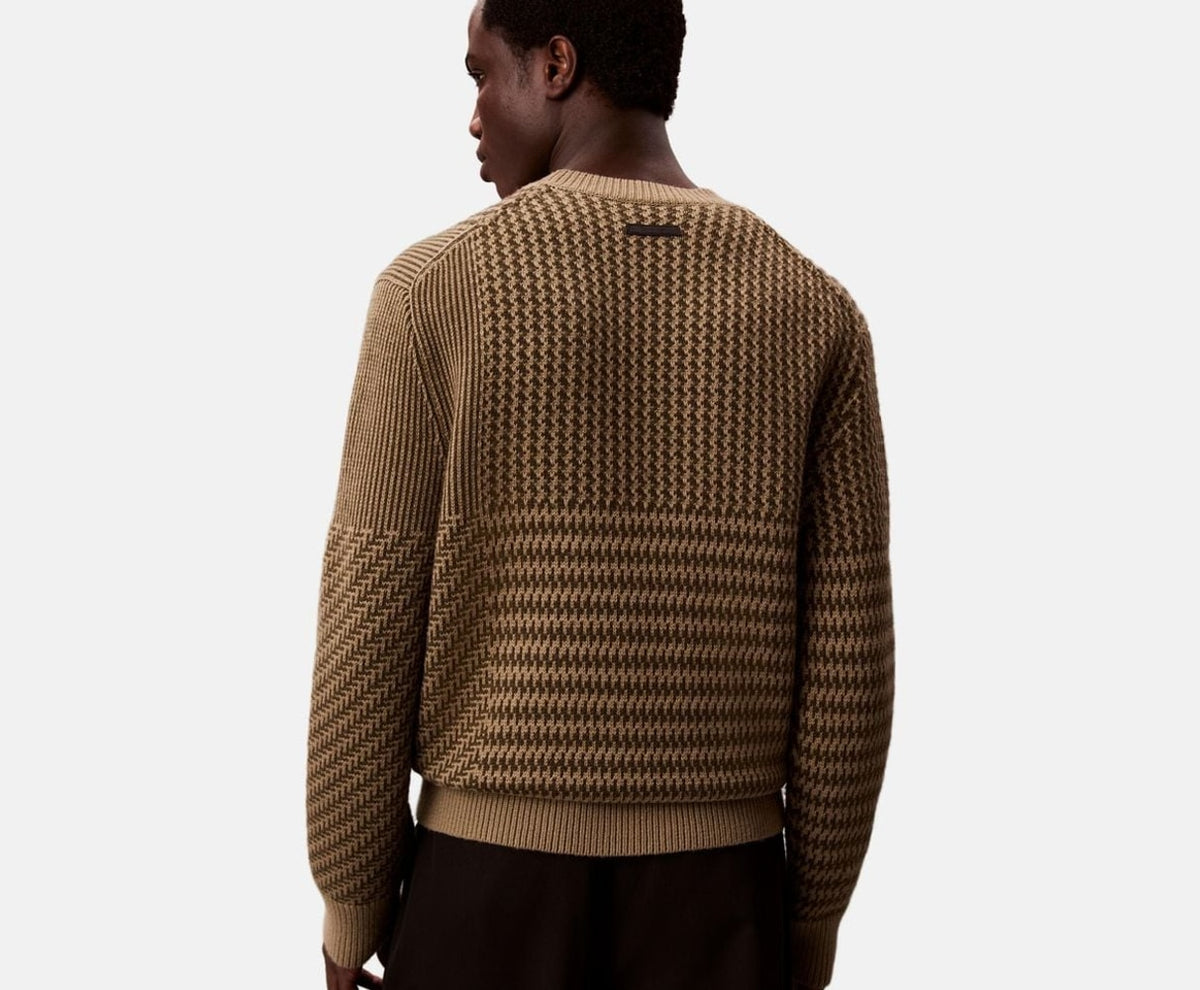 Calvin Klein Wool-blend pullover Beige – abbigliamento – foto 4 di 5