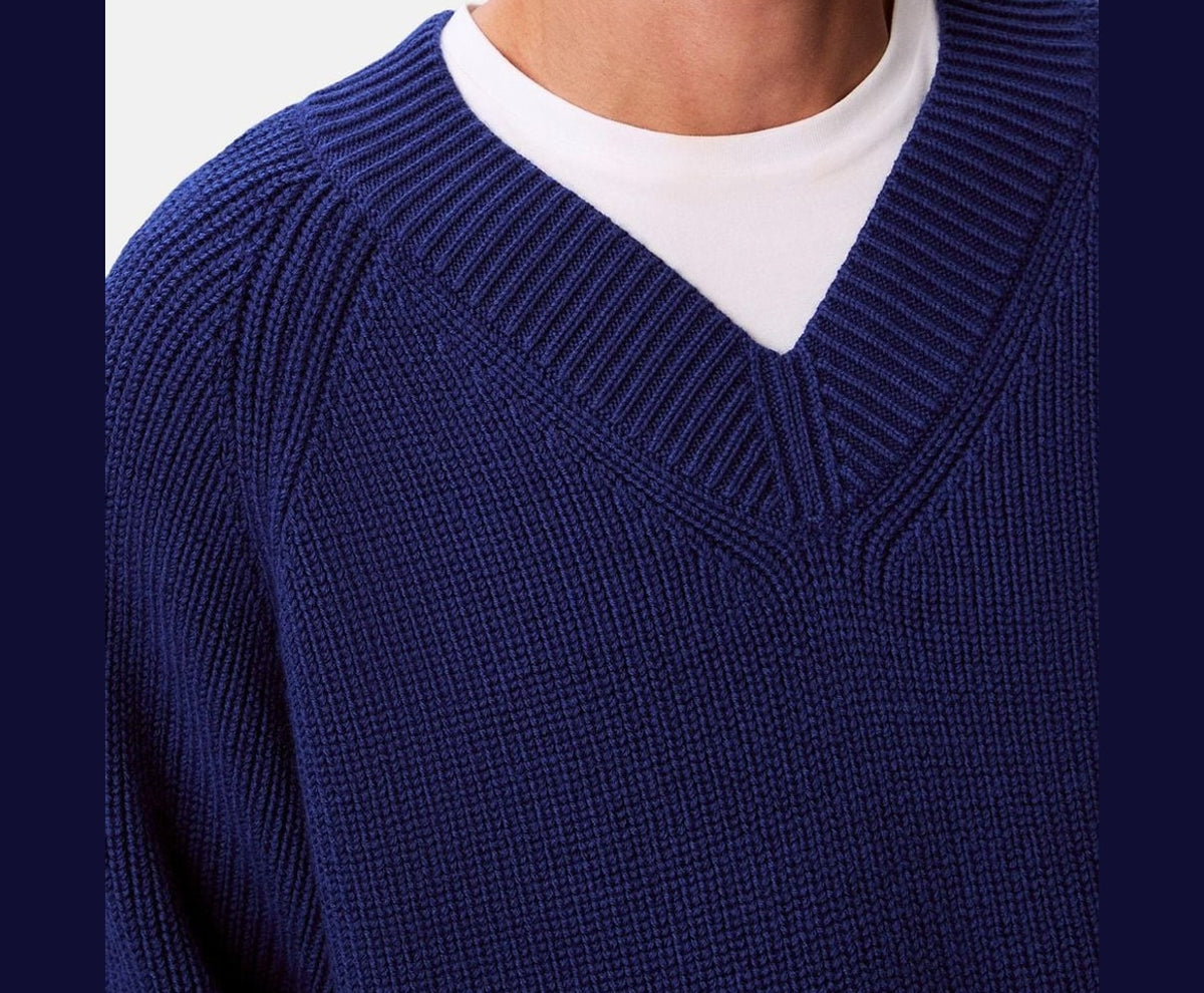 Calvin Klein Wool-blend pullover Blue – суичър – снимка 3 от 5
