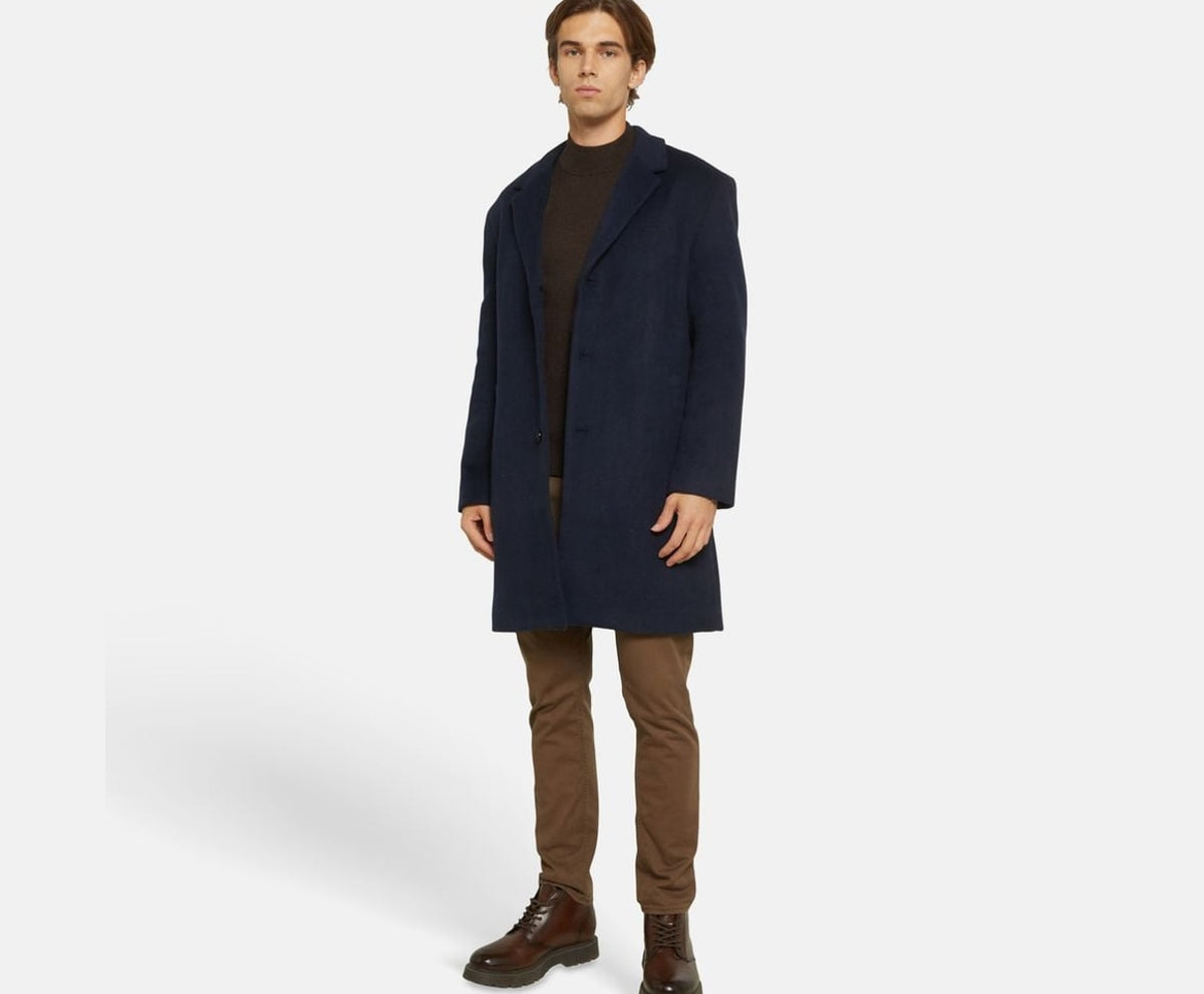 Calvin Klein Wool-blend coat Blue – jakna – fotografija 6 od 6
