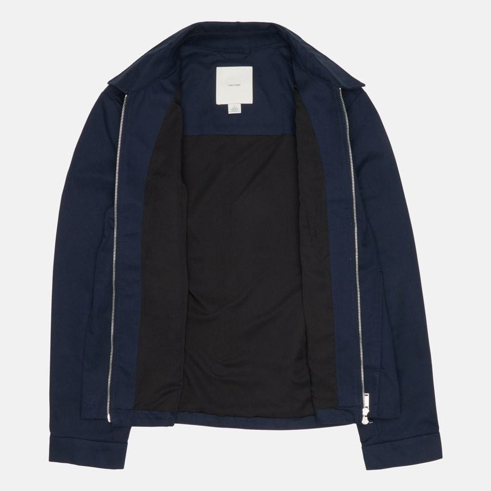 Calvin Klein Shacket Dobby Dark Blue – îmbrăcăminte – fotografia 5 din 6